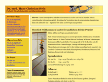 Tablet Screenshot of praxis-dr-hein.de